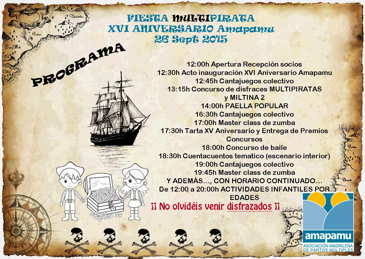 XVI Fiesta 2015 - Programa Pirata