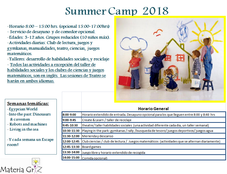 materia griz summer camp 2018 2